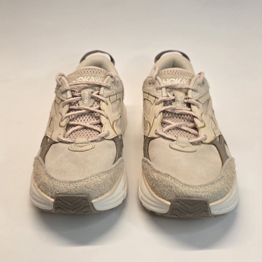 New  Hoka One One U Clifton L Suede TP Oak/Sand/Alabaster Men's Size  12 - Picture 7 of 13